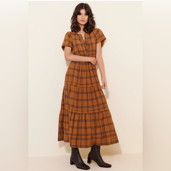 Anthropologie Dresses & Skirts - Anthropologie Maeve Somerset Plaid Maxi Dress